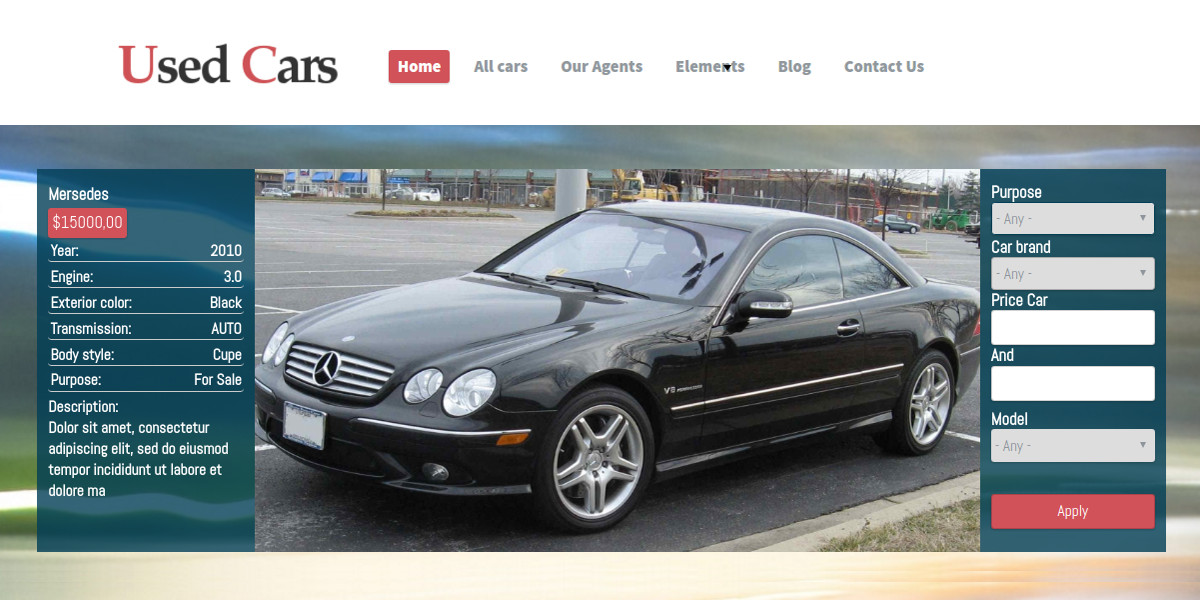 car dealer drupal website theme