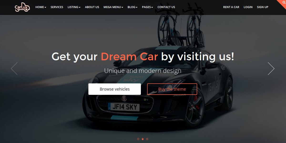 responsive car dealer html website template