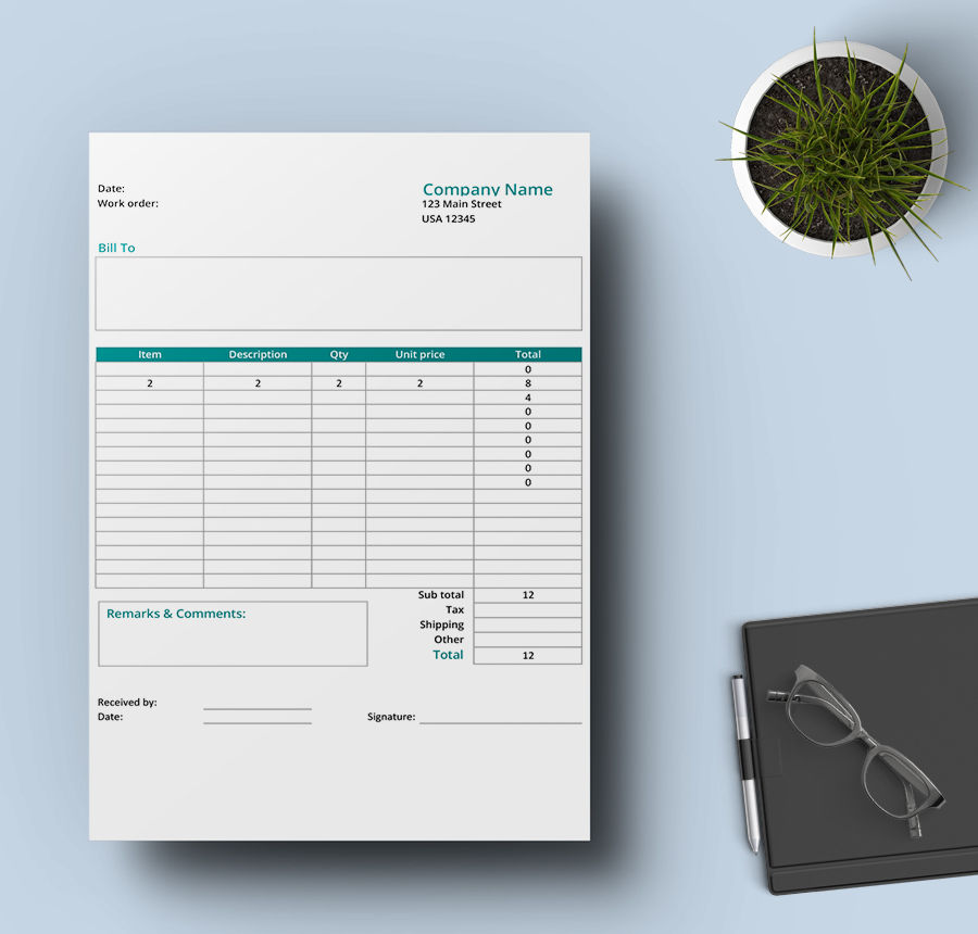 7+ Free Order Form Templates - Docs, Pages | Free & Premium Templates