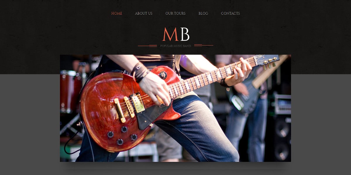 premium music band responsive wordpress website theme