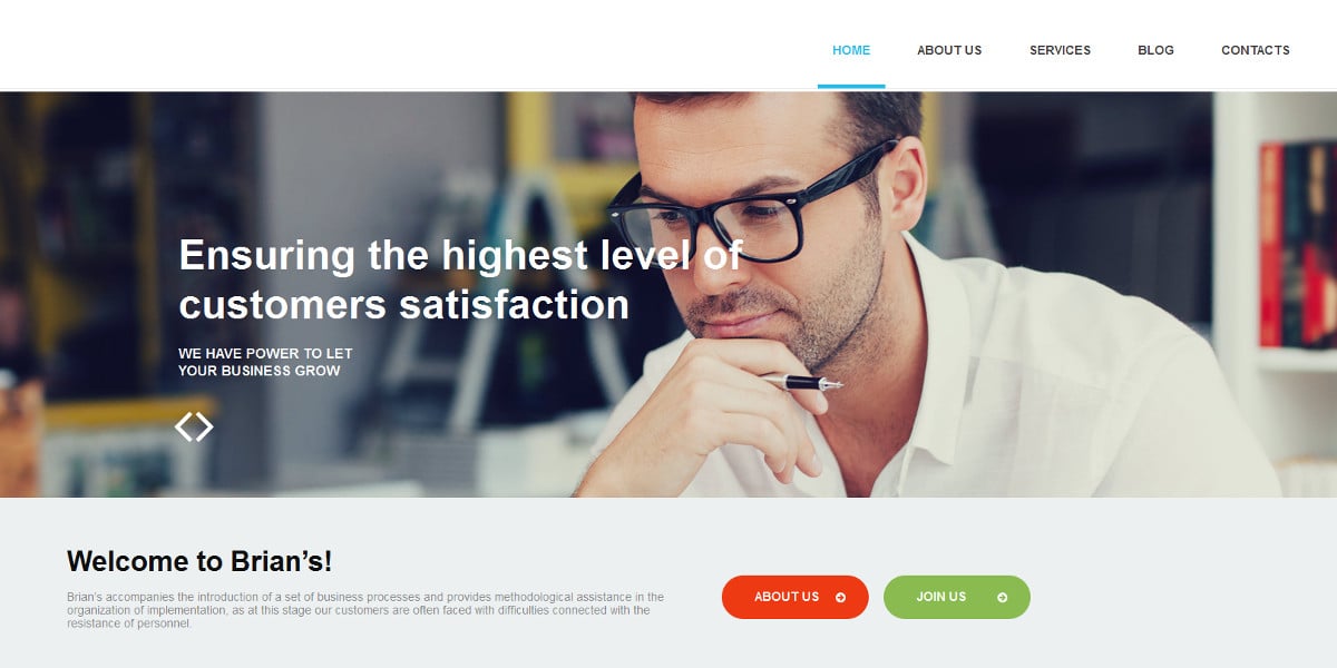 consulting business moto cms html template