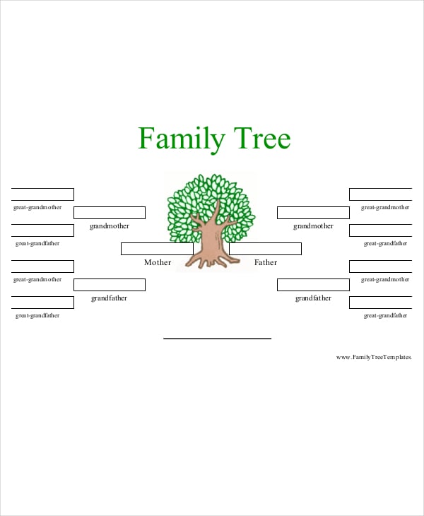 Family Tree Template - 10+ Free PSD, PDF Documents Download
