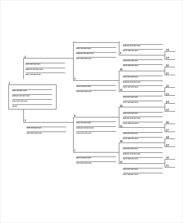 Family Tree Template - 10+ Free PSD, PDF Documents Download