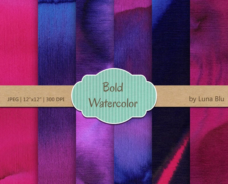 bright watercolor web textures