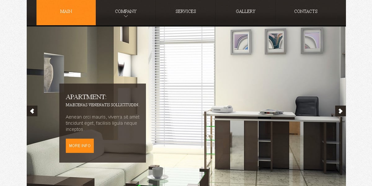 real estate agency apartment for rental moto cms template
