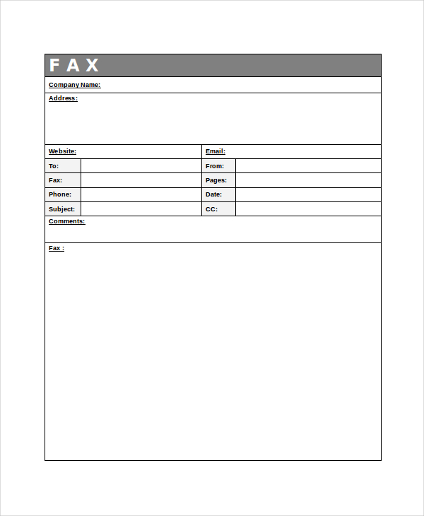 9+ Cover Sheet Examples