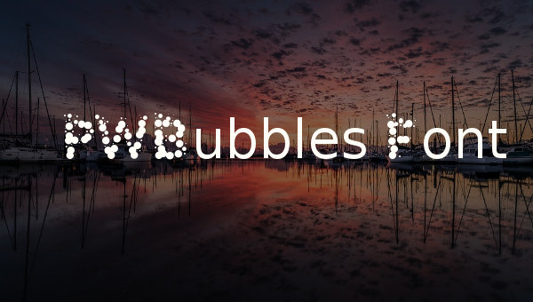 bubble letters font google docs