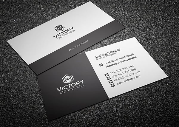 free corporate business card