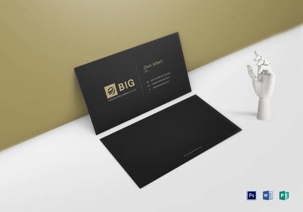 ceo business card template