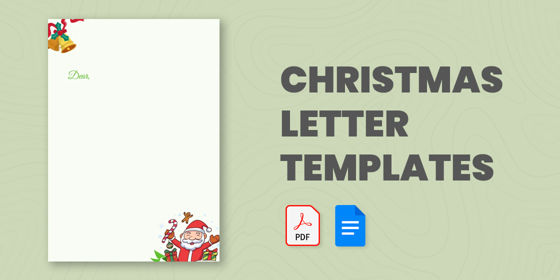 christmas letter templates