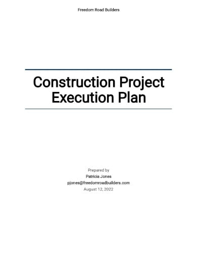 25+ FREE Construction Project Plan Templates - PDF, Word