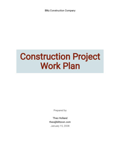 25+ FREE Construction Project Plan Templates - PDF, Word