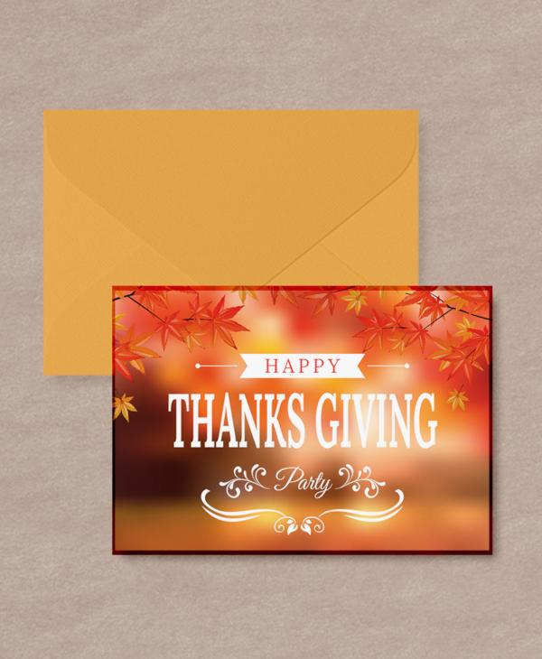 30+ Beautiful Happy Thanksgiving Cards - Free PSD, Vector AI, EPS ...