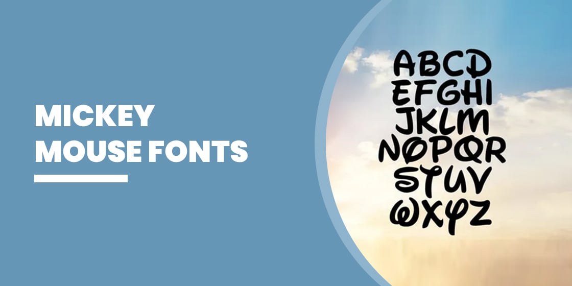 mickey mouse fonts