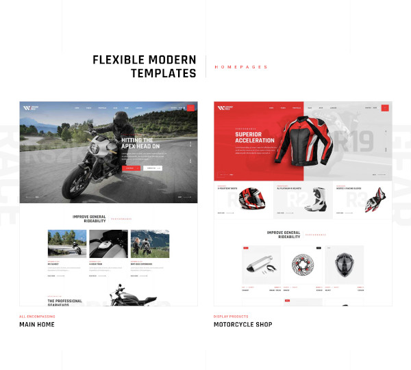 22+ Motorcycle site Themes & Template