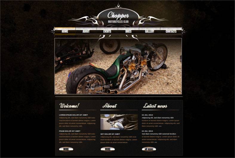 22+ Motorcycle Website Themes & Template | Free & Premium Templates