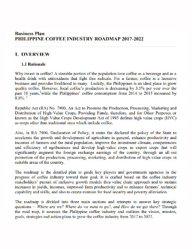 philippines coffee shop business plan