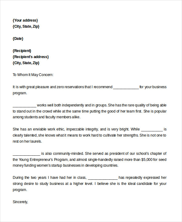 Business Letter 16 Word PDF Documents Download