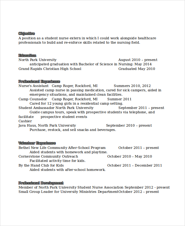 9+ Entry Level Resume Examples - PDF, DOC