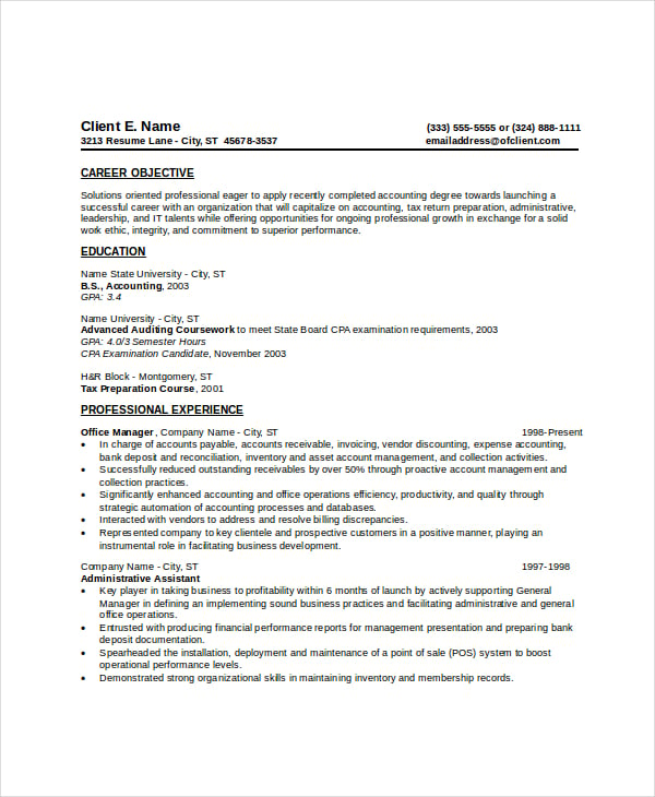 how to write a resume for an entry level position