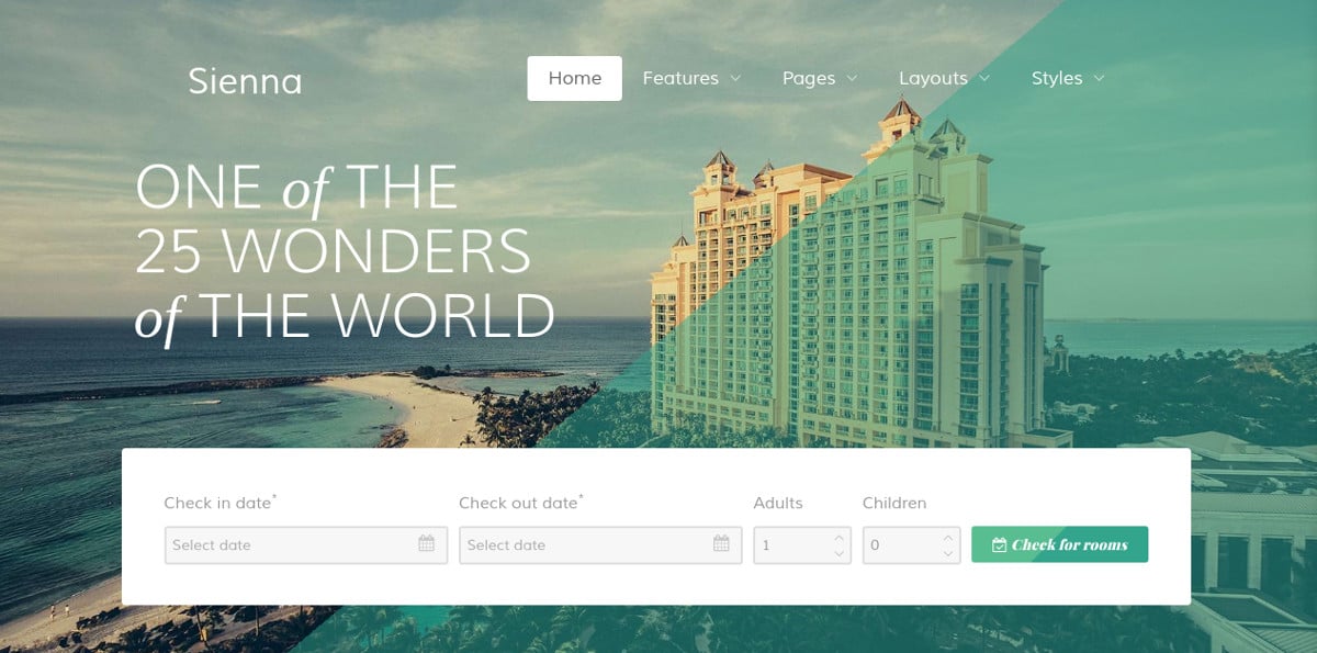 perfect website joomla template for travel agency