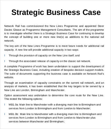 case study examples business strategy