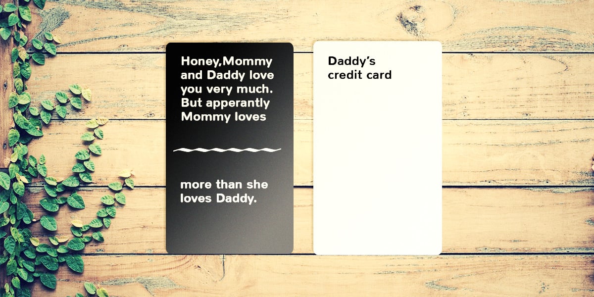 funny cards against humanity example