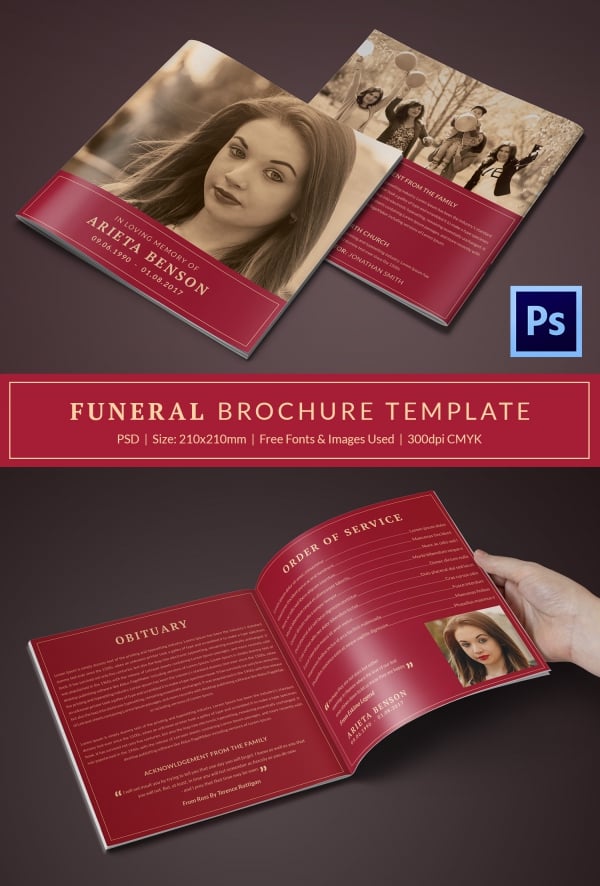 essence-of-love-psd-funeral-program-template
