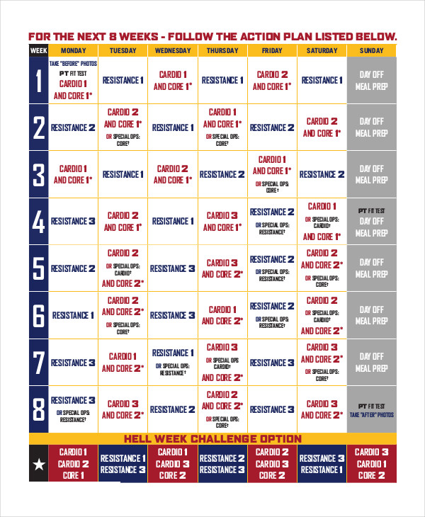 weekly calendar template 12 word excel pdf documents download