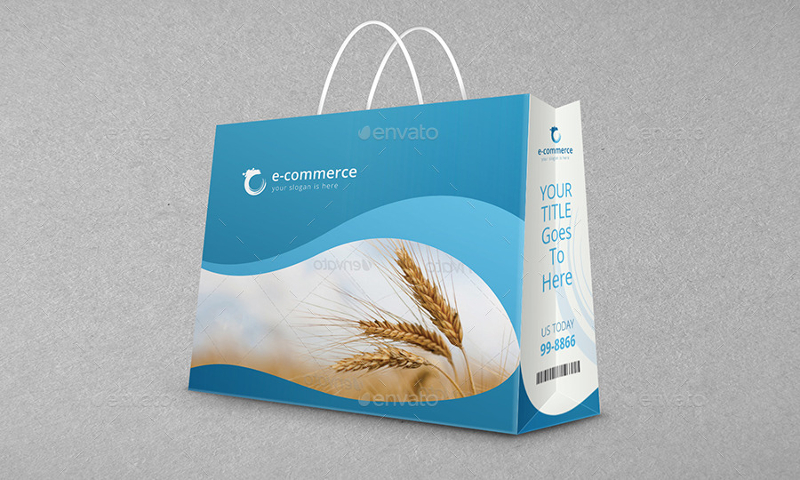 corporate business shopping bag