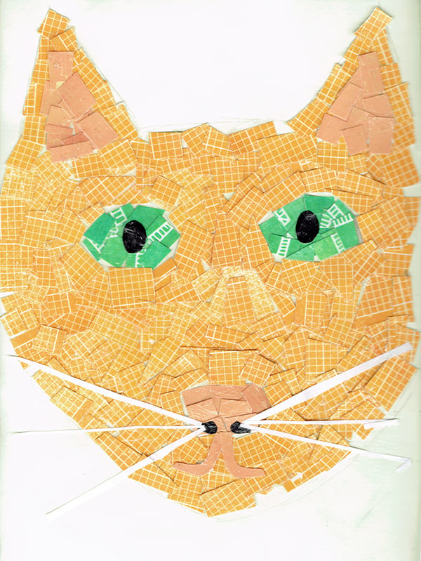 cat paper art