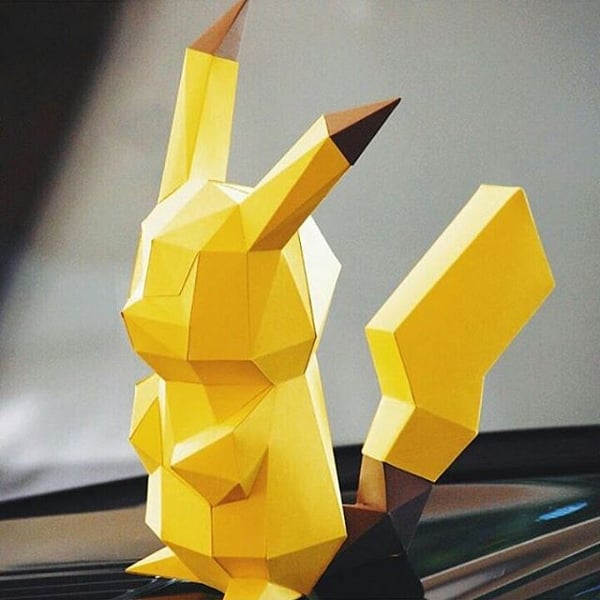 pokemon paper art