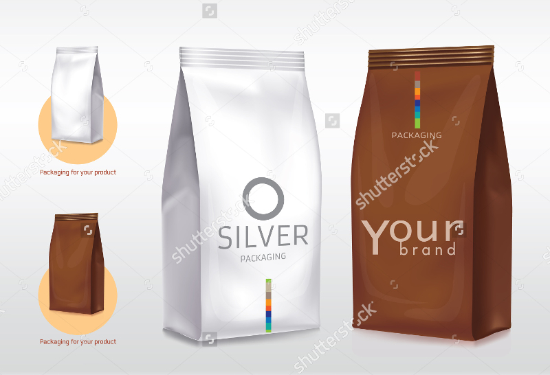 28+ Excellent Coffee Packaging Bag Designs PSD, AI