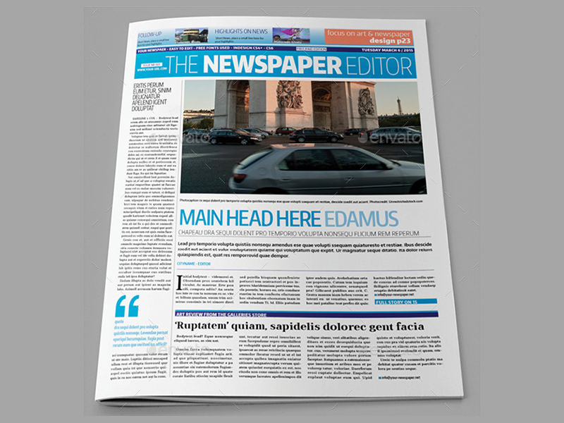 20+ Modern Newspaper Layouts