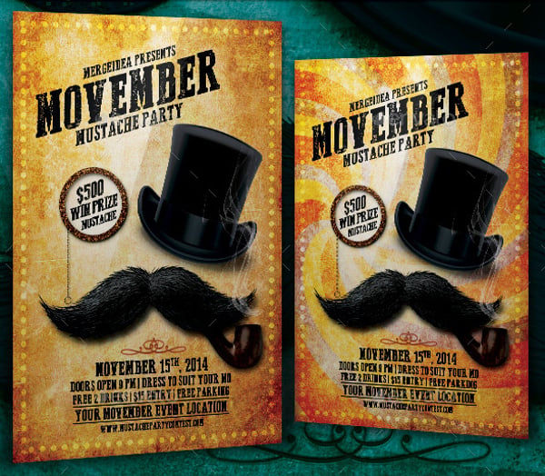 movember mustache party