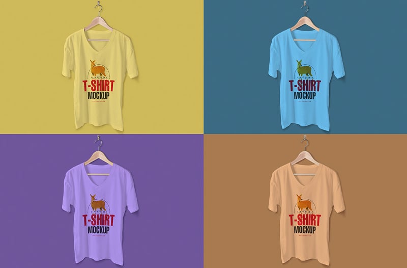 graphic design free classic t shirt mockup
