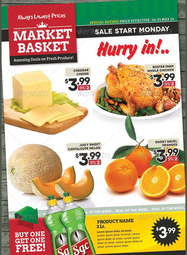 grocery sale flyer