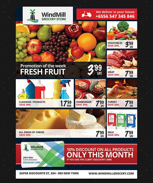 grocery store flyer