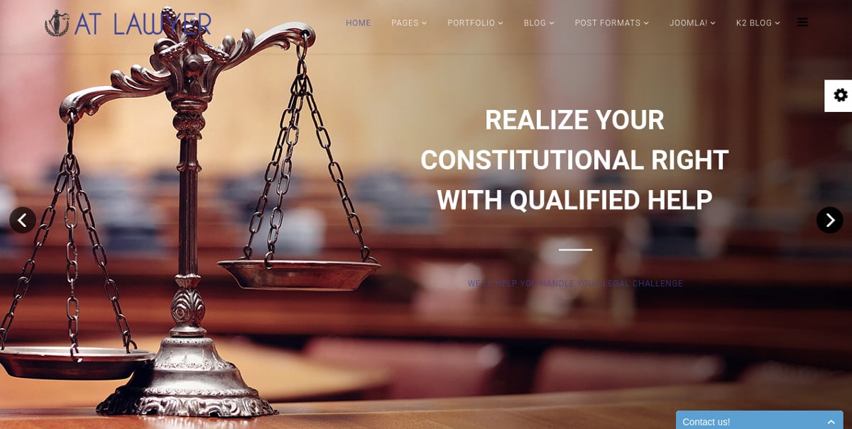 responsive law firm joomla website template