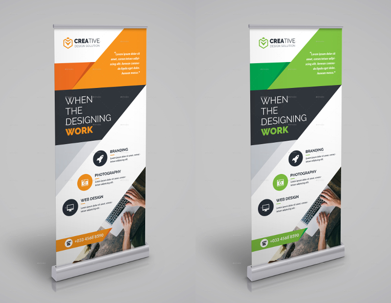 37+ Roll Up Banner Designs for Your Advertising Needs in PSD | AI | Pages