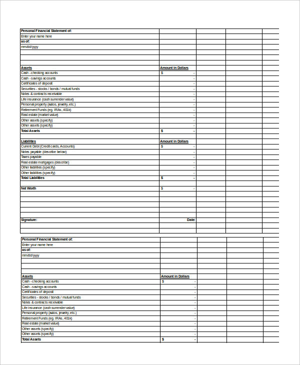 Financial Statement - 23+ Free Word, PDF Format