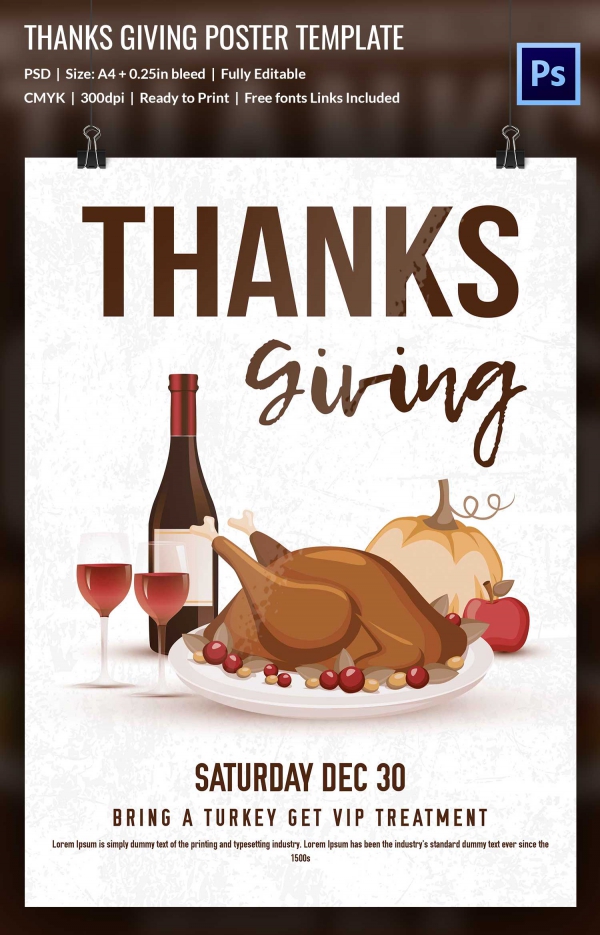 thanks giving poster 1