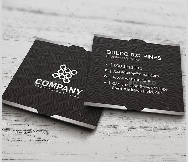 26+ Creative Square Business Card Templates Ms Word, AI,