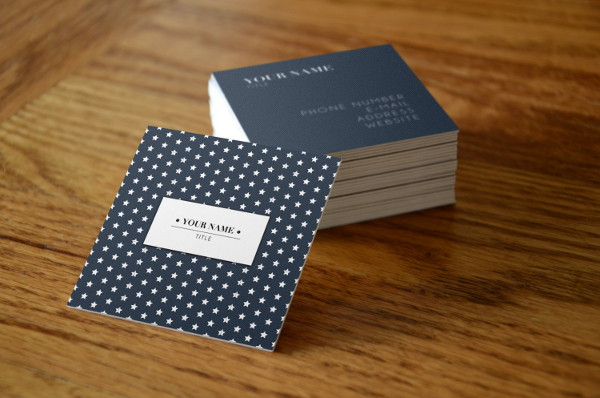 26+ Creative Square Business Card Templates - Ms Word, AI, Photoshop