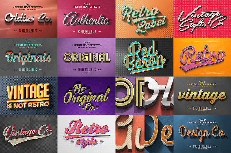 22+ Examples of 3D Text Effects for Designers - PSD, AI