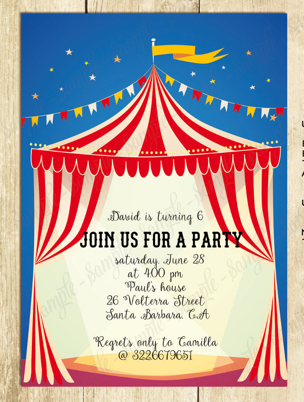 Free Carnival Invitation Template