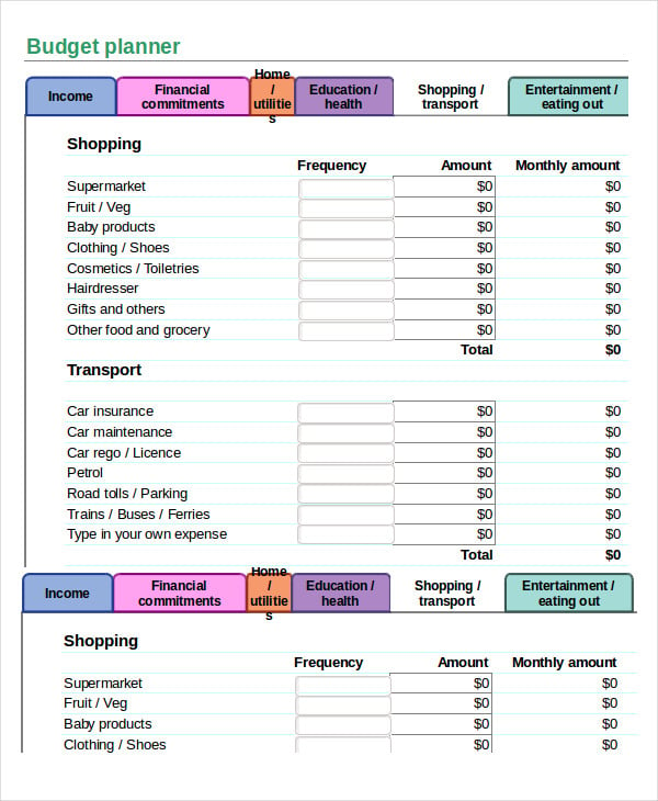 Simple Budget Spreadsheet Template 13+ FreeWord, Excel, PDF Documents