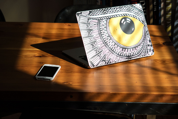 spotted owl macbook sticker