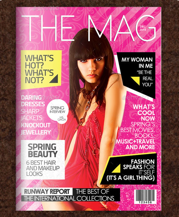 fashion magazine cover design