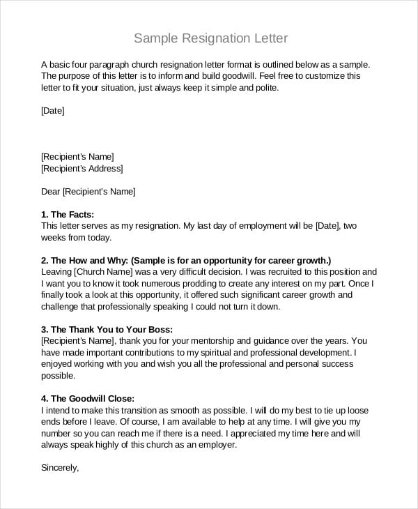 Professional Letter Format - 22+ Free Word, PDF Documents ...